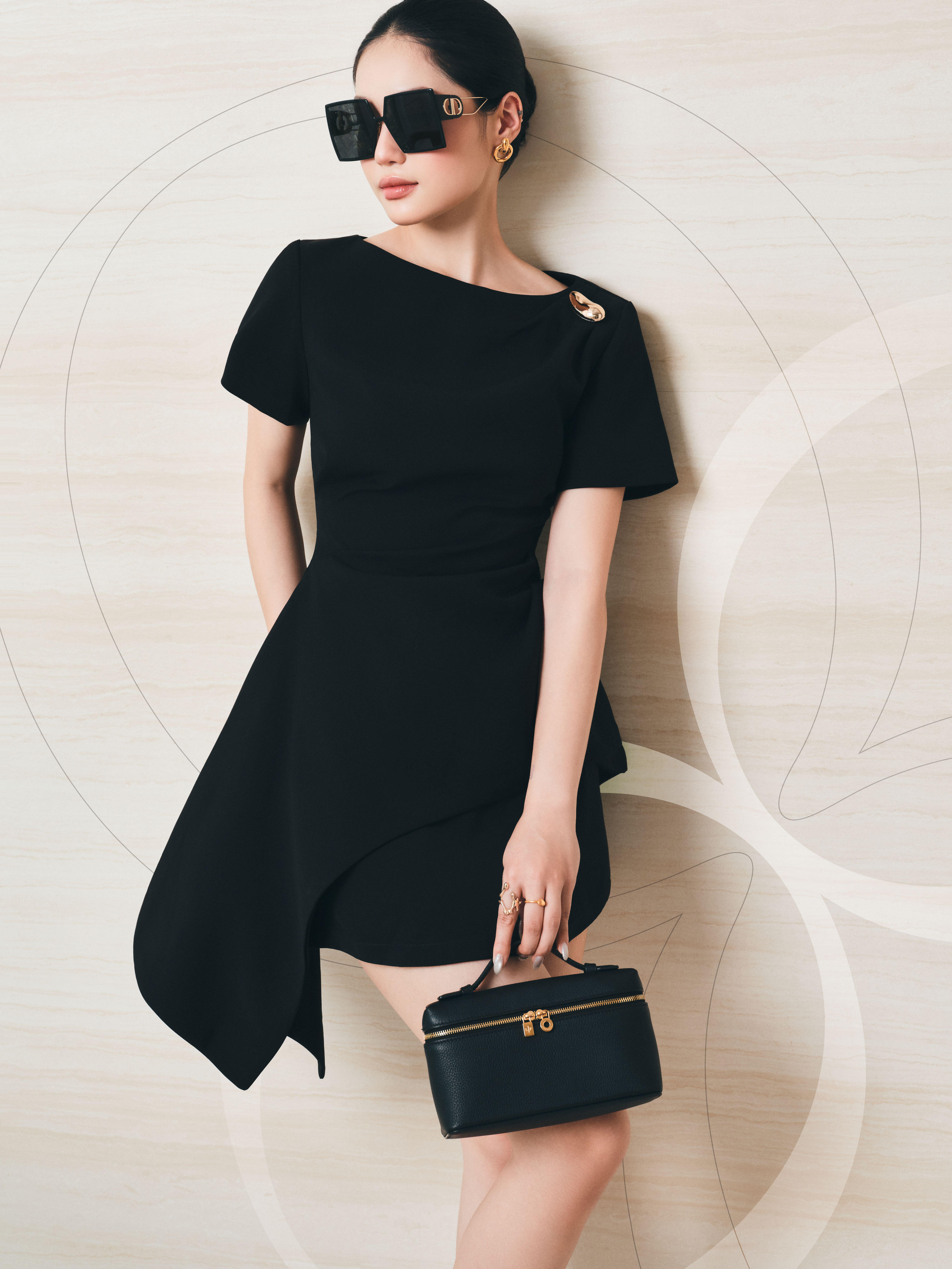 Black Sculptural Dress